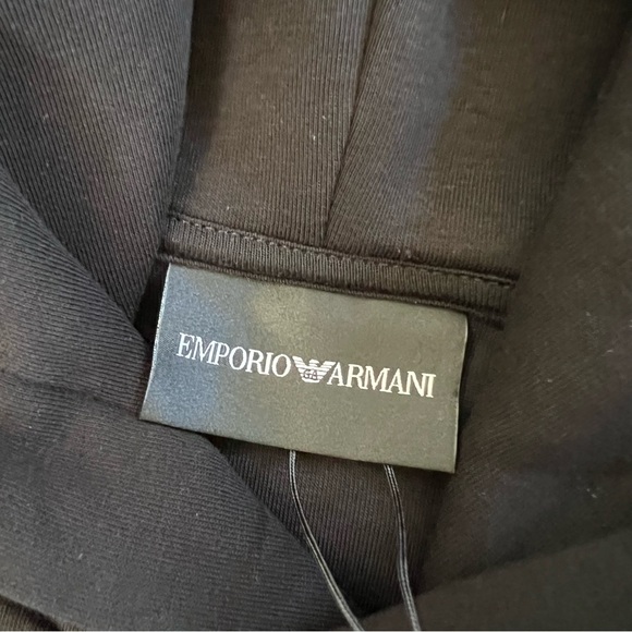 🖤 NWT🖤 EMPORIO ARMANI Emoji Patch Hoodie - Picture 6 of 10